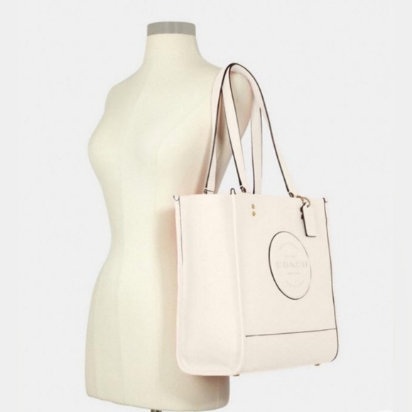 NWT Coach Dempsey Tote with Patch in Chalk - Picture 5 of 13